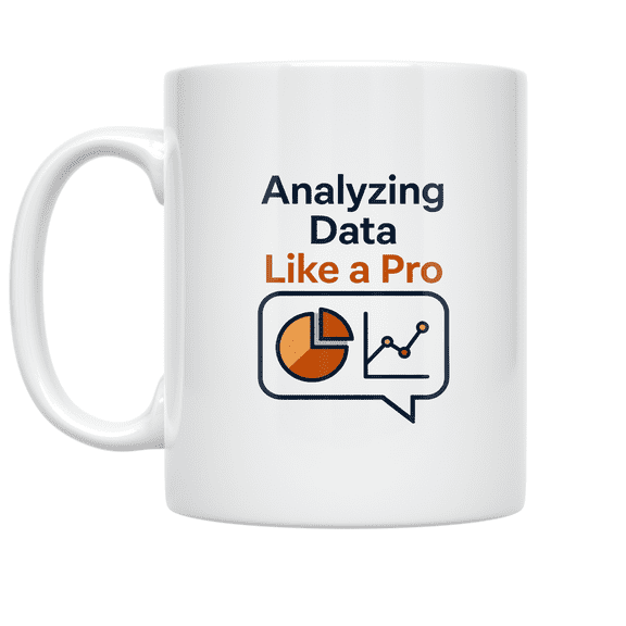 Analyzing Data Like a Pro - Data Analytics Enthusiast - 11 oz Ceramic Coffee Mug