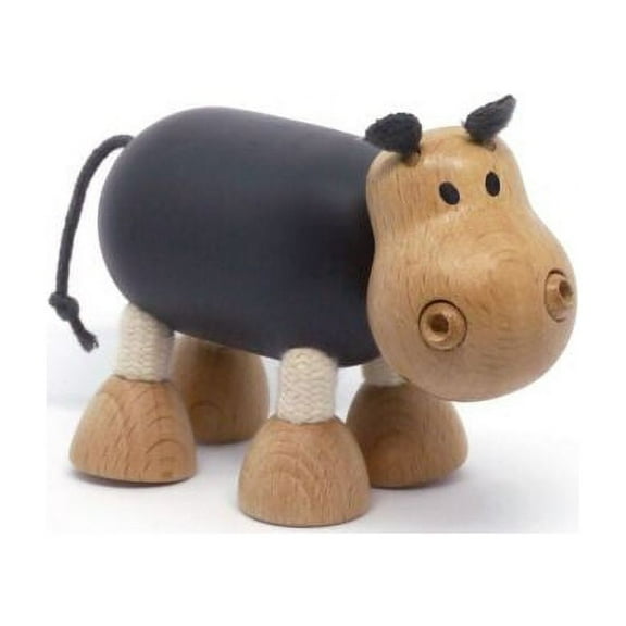 Anamalz Hippo Wooden Animal Toy 17912