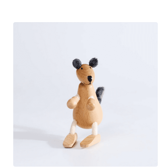 Anamalz Outback Kangaroo Wooden Animal Toy 17554