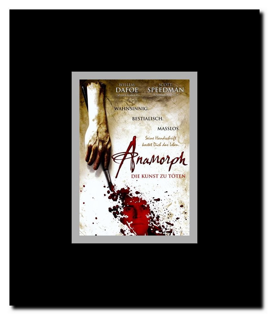 Anamorph Framed Movie Poster