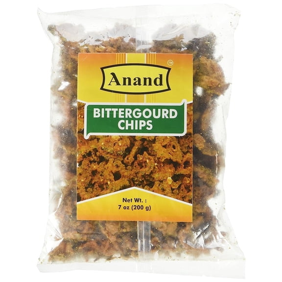 Anand Bittergourd Chips 7 oz bag
