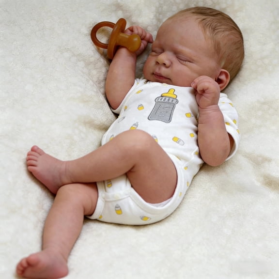 Anano Reborn Baby Dolls 18 Inch Realistic Newborn Sleeping Baby Dolls Girls That Look Real Lifelike Preemie Babies Alive Soft Silicone Reborn Infant Dolls