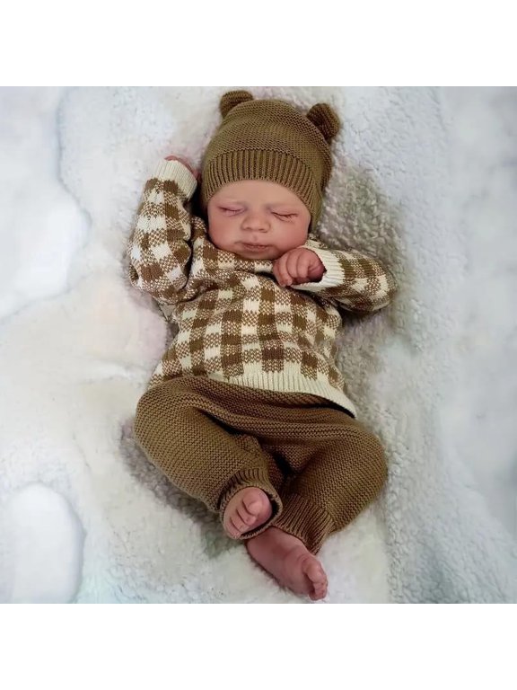 Reborn Baby Dolls 18 Inch Realistic Newborn Sleeping Baby Dolls Girls That Look Real Lifelike Preemie Babies Alive Soft Cloth Body Reborn Infant Dolls
