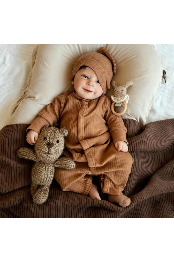 Anano Reborn Baby Dolls 18 Inch Realistic Newborn Sleeping Baby Dolls Girls That Look Real Lifelike Preemie Babies Alive Soft Silicone Reborn Infant Dolls