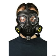 Anarchy Black PVC Halloween Costume Mask, for Adult