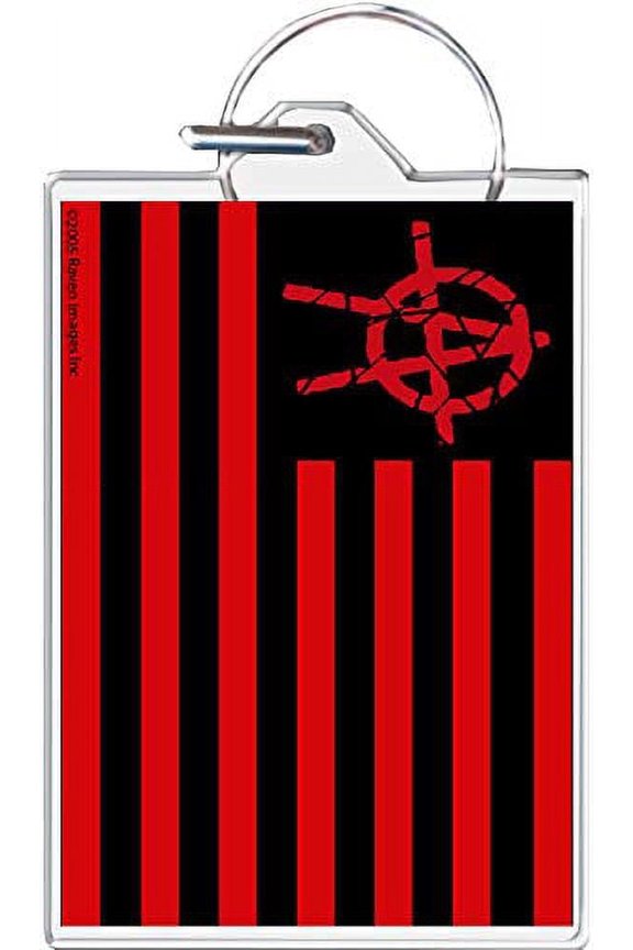 Anarchy Flag Keychain