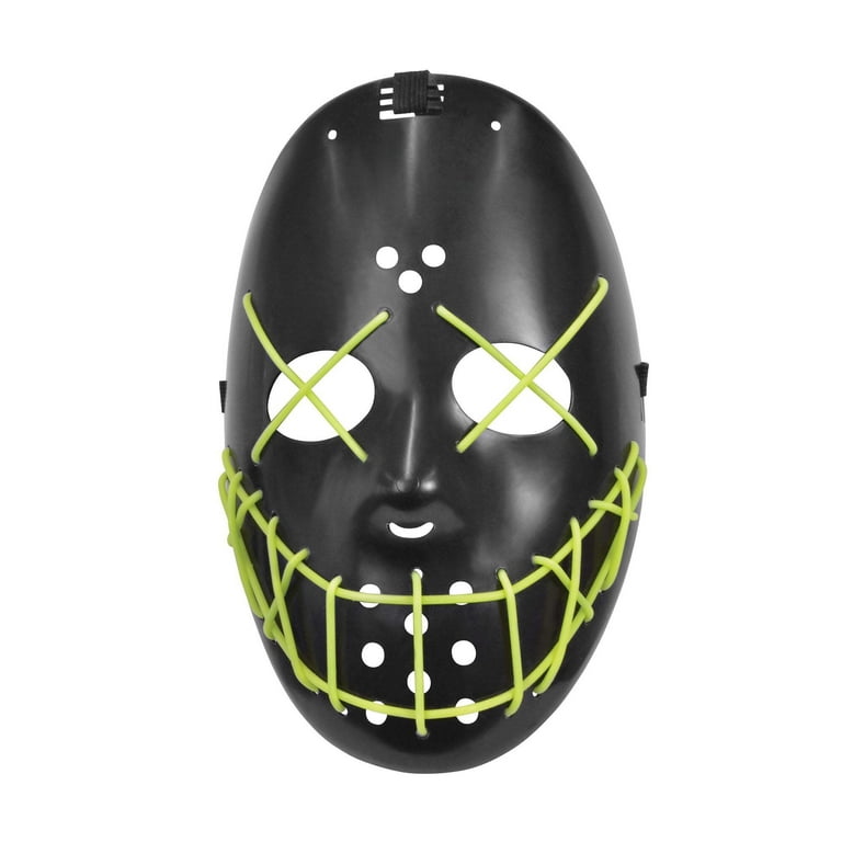 Silver Anarchy Light Up Mask Silver Anarchy Light Up Mask