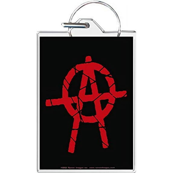 Anarchy Symbol Keychain