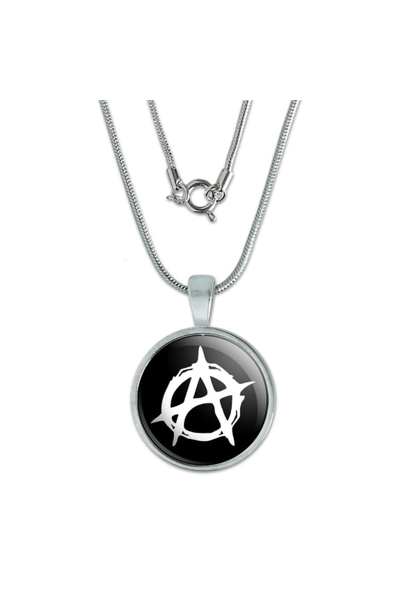 Anarchy Symbol Small Pendant