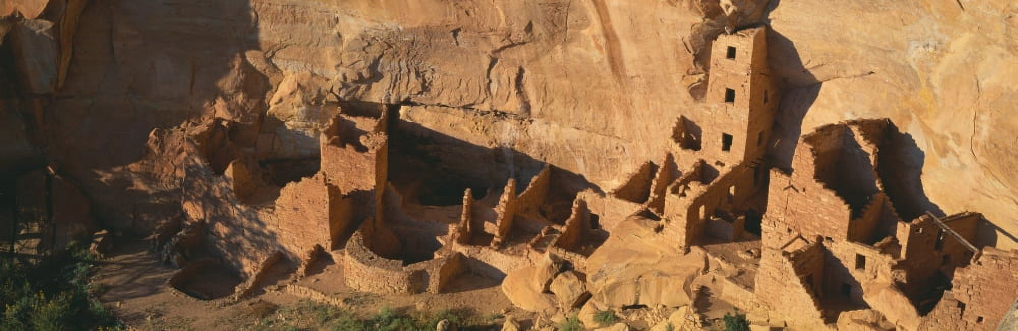 Anasazi ruins Mesa Verde National Park Colorado Canvas Art - Panoramic Images (27 x 9)