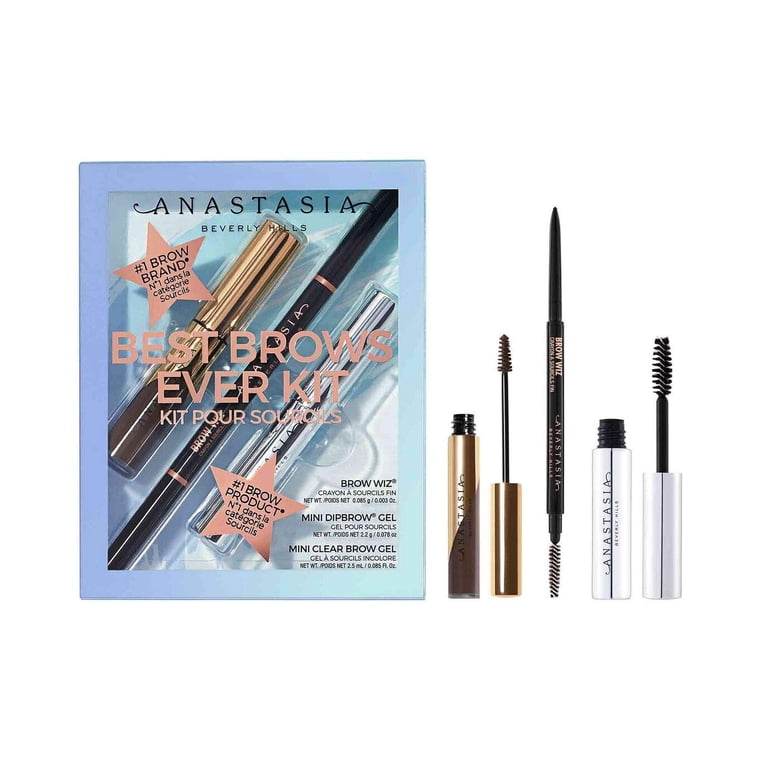 バールアイヴス リトルビッティティアナッシュビルイヤーズ 5枚組ボックスセット Anastasia Beverly Hills Eyebrow Kit, Dark Brown Essentials