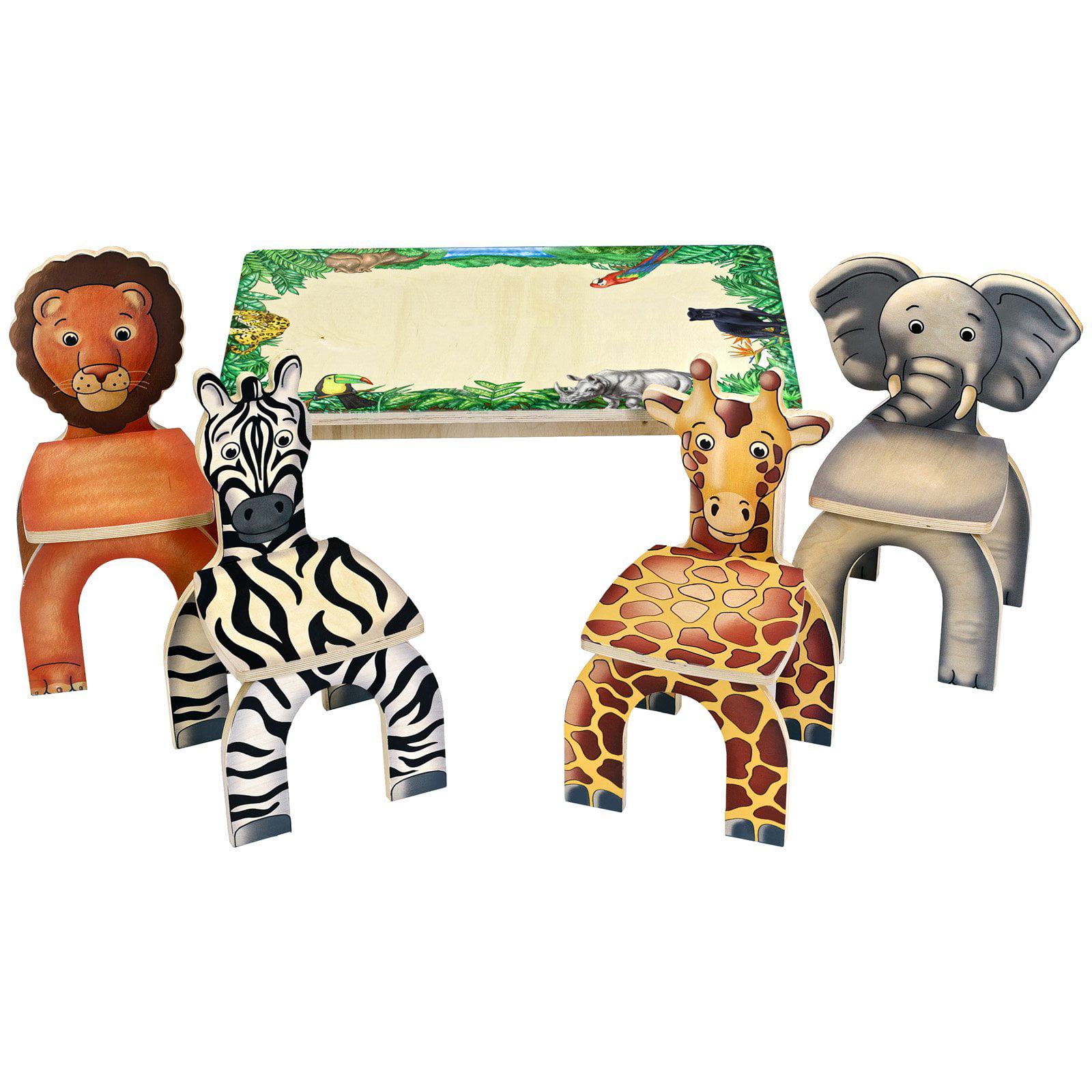 ANNOVA Safari Animals Kids Silverware Set