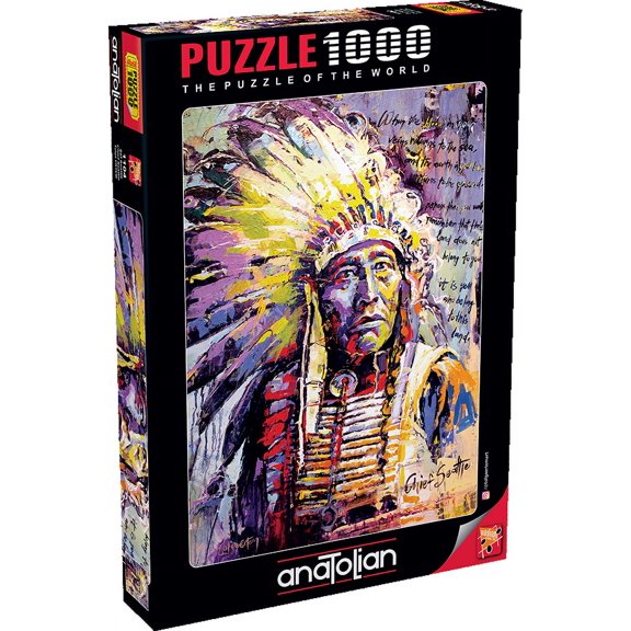 Anatolian Puzzle - Chief Seattle - 1000 pc Jigsaw Puzzle - # 1104