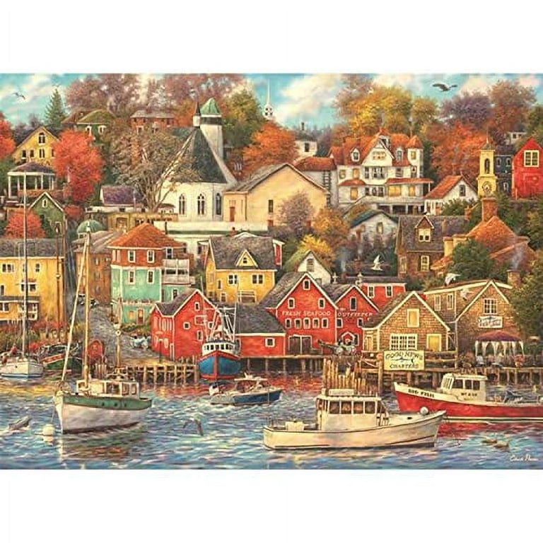The Harbour Evening, a 5000-piece Puzzle by Educa