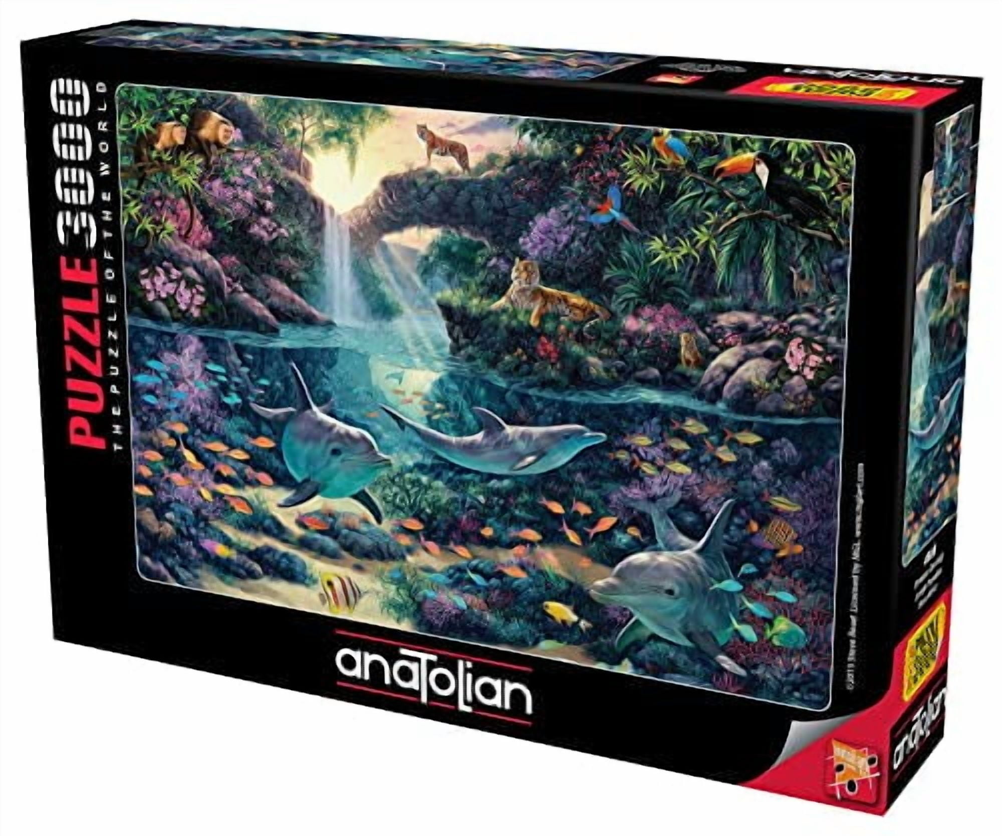 Anatolian Puzzle - Jungle Paradise, 3000 Piece Jigsaw Puzzle #4908, Brown/a