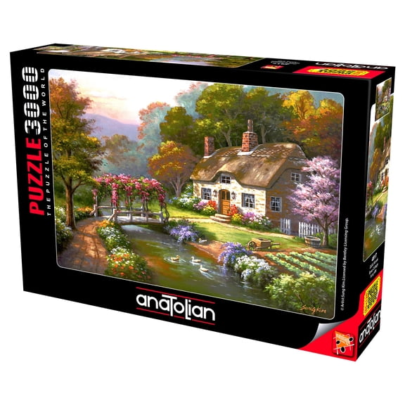 Anatolian Puzzle - Rose Cottage, 3000 Piece Jigsaw Puzzle #4917