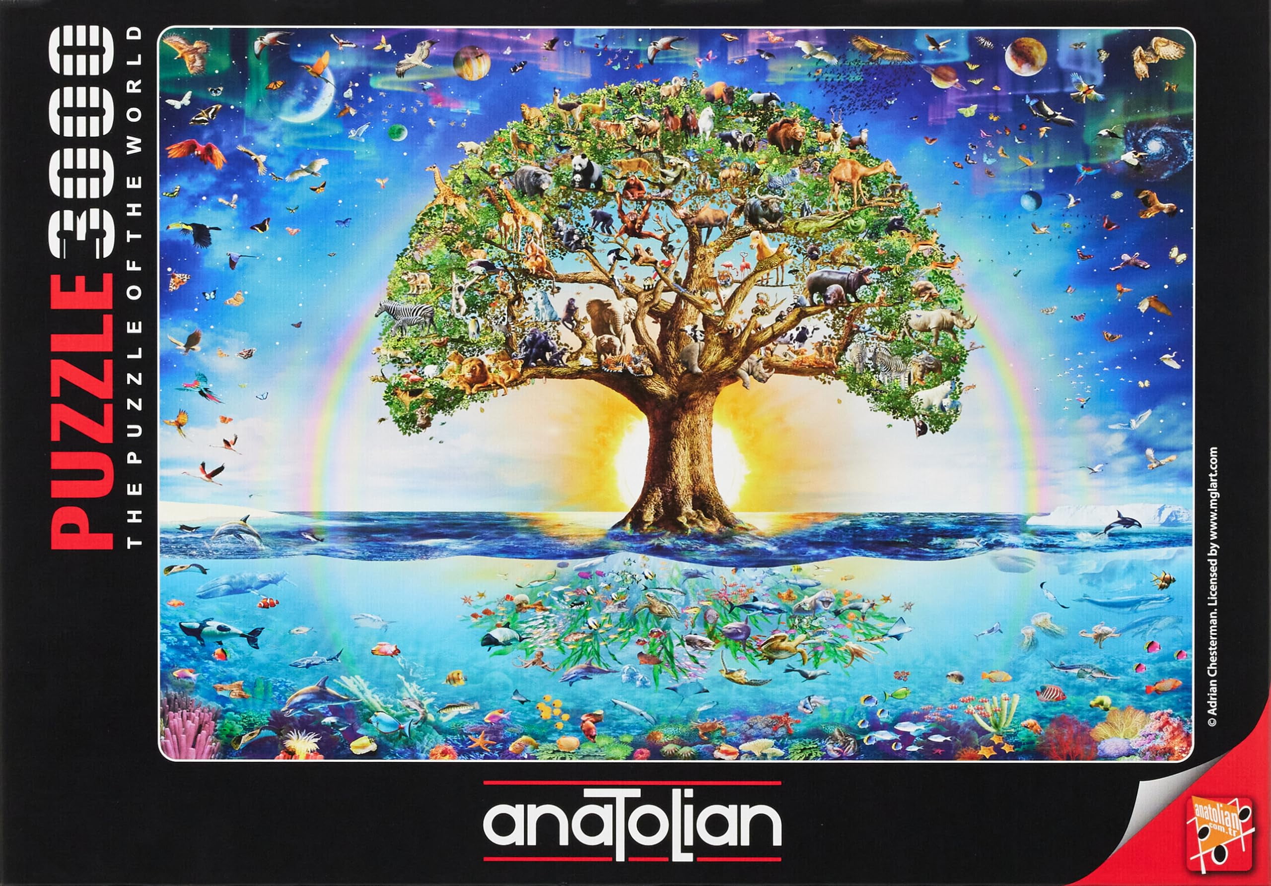 Anatolian Puzzle - Tree of Life, 3000 Piece Jigsaw Puzzle