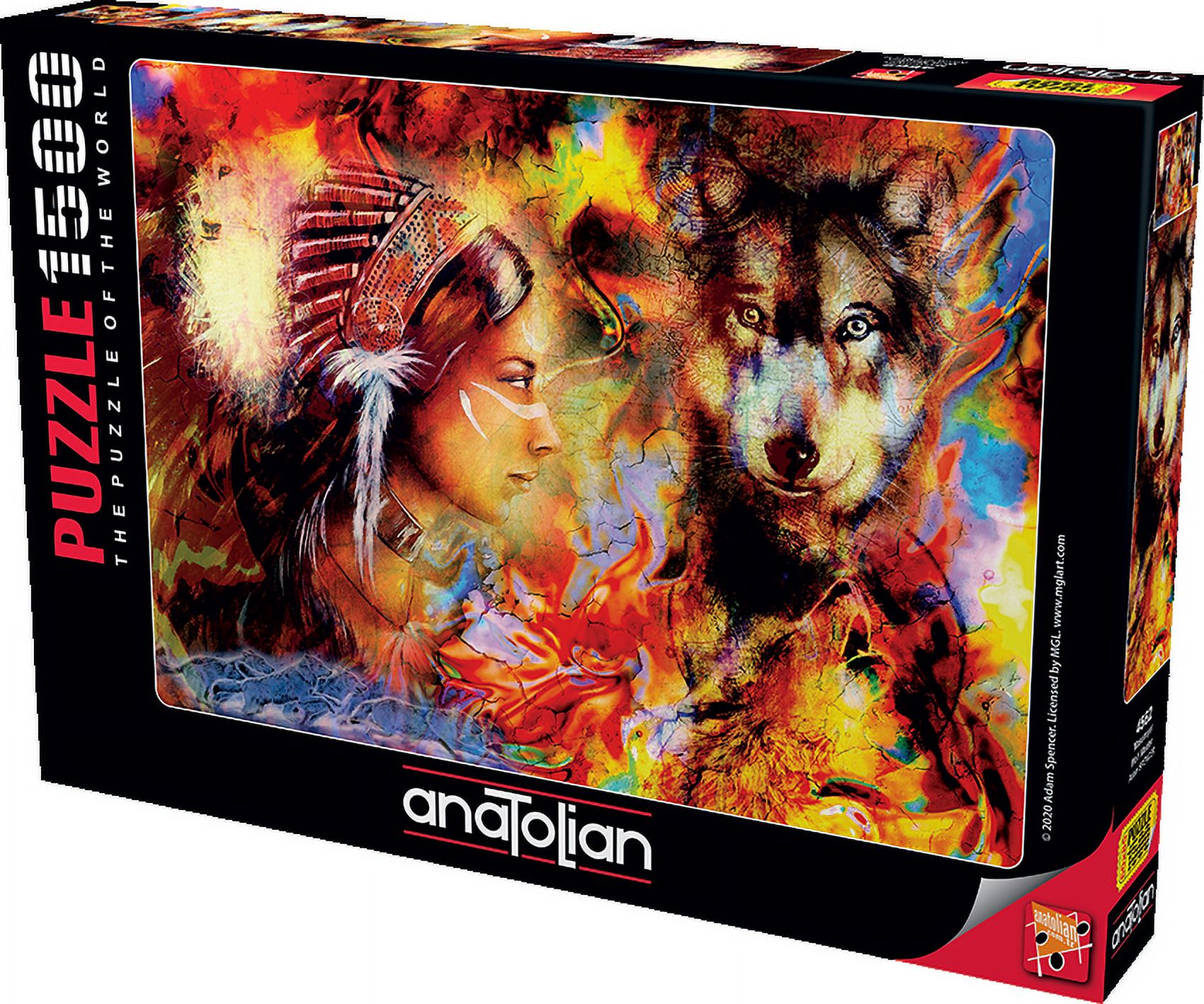 Wolf Maiden 1500 Piece Jigsaw Puzzle - Walmart.com