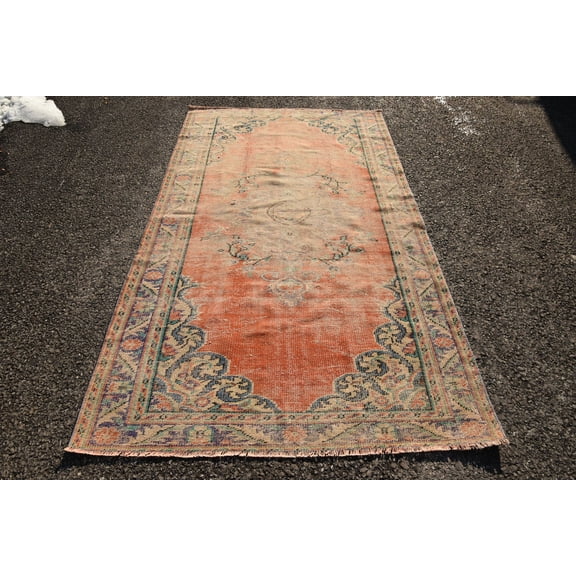 Anatolian Rugs, 4.7x8.2 ft Area Rug, Vintage Rugs, Home Decor Rugs, Bright Rug