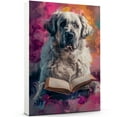 thumbnail image 1 of Anatolian Shepherd Decor Poster Unframe, Anatolian Shepherd Dog Canvas Wall Art, Dog Reading Book Canvas Print Painting Poster Wall Decor Dog Lovers Gifts, 1 of 6