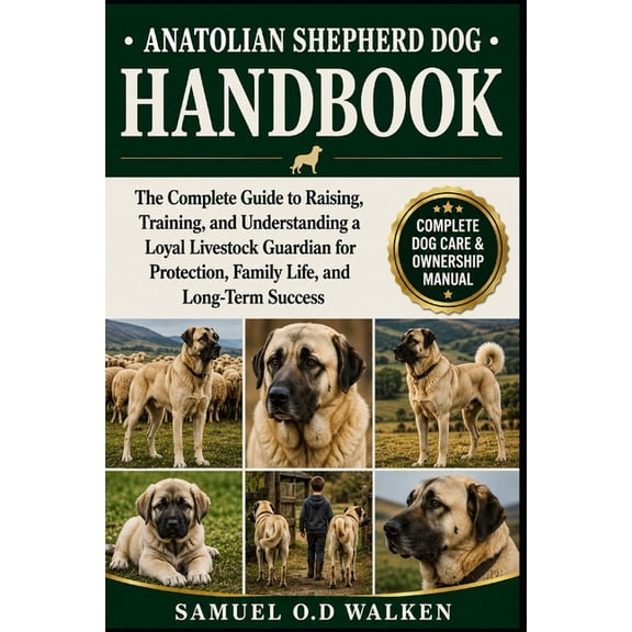 Anatolian Shepherd Dog Handbook: The Complete Guide to Raising, Training, and Understanding a Loyal Livestock Guardian f, (Paperback)
