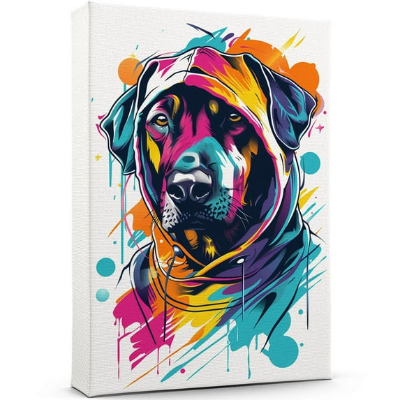 Anatolian Shepherd Dog Wall Art Cute Animal Decor for Kid's Bedroom, Home Office Conversational Piece, Bathroom Decor, Gifts for Dog & Beach Lover, Baby Shower, Birthday, Hang Ready