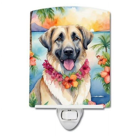 Anatolian Shepherd Luau Ceramic Night Light 4 in x 6 in