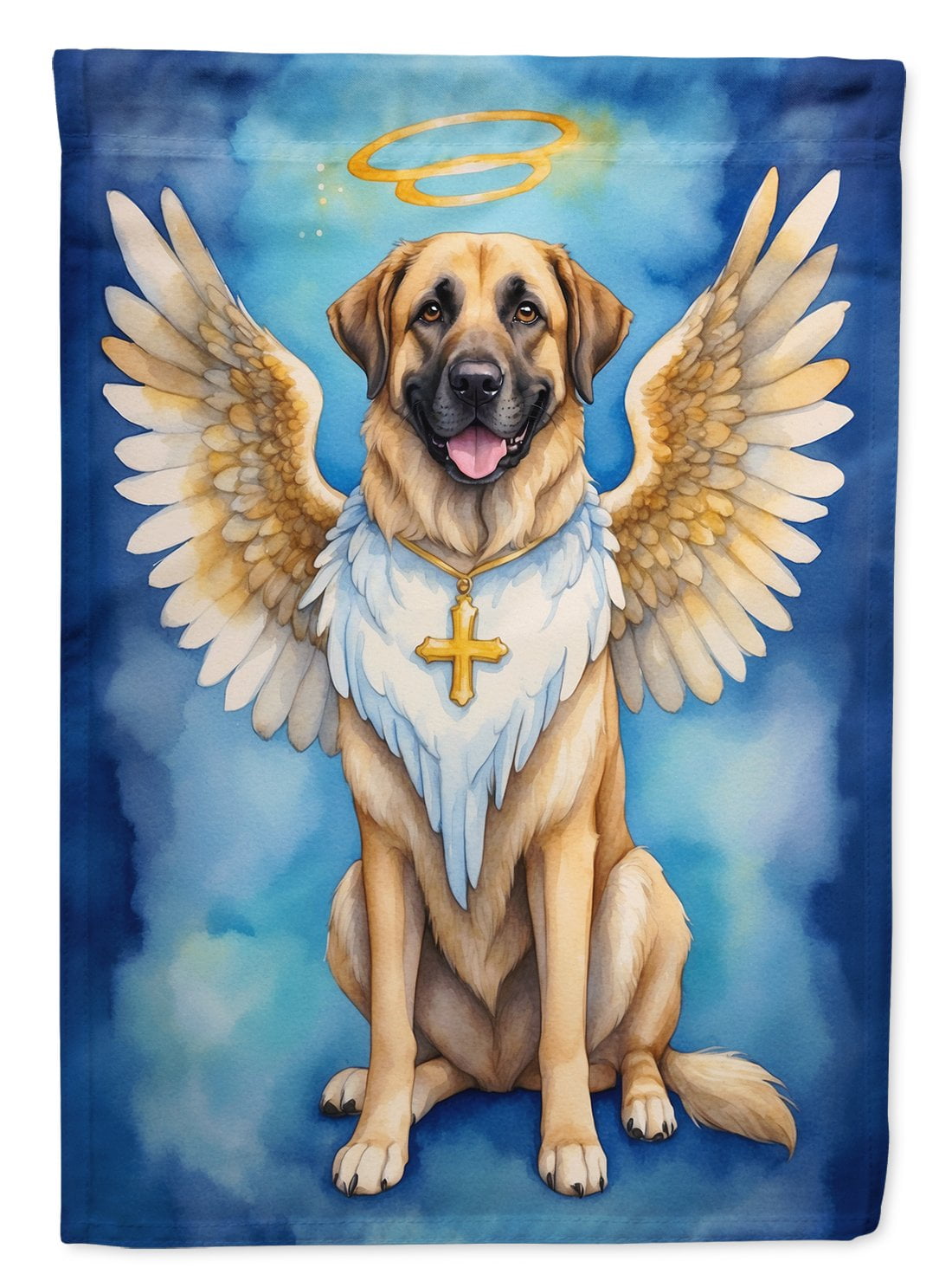 Anatolian Shepherd My Angel House Flag 28 in x 40 in