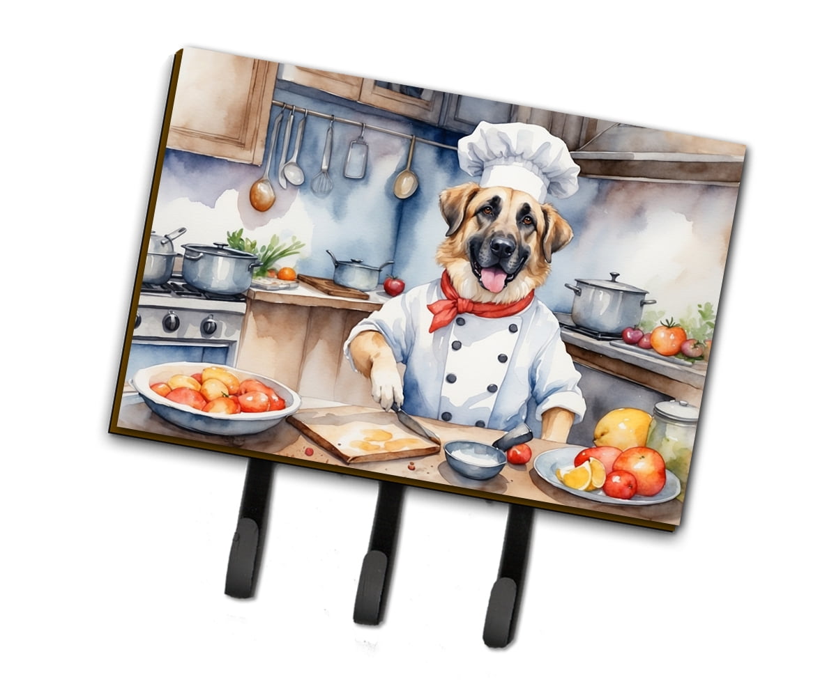 Anatolian Shepherd The Chef Leash or Key Holder 6 in x 9 in