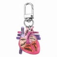 thumbnail image 1 of Anatomical Heart Keychain Pendant Educational Keyrings Accessory for Medical Students and Healthcare Professionals, 1 of 10