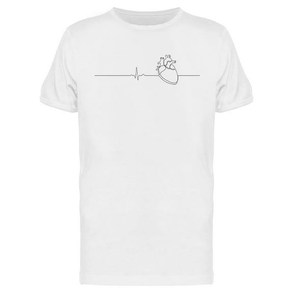 Anatomical Human Heart Design T-Shirt Men -Image by Shutterstock, Male Medium