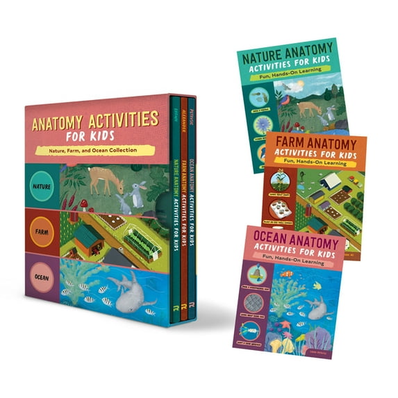 Anatomy Activities for Kids The Anatomy Collection for Kids Box Set: Nature, Farm, and Ocean Collection, (Paperback)