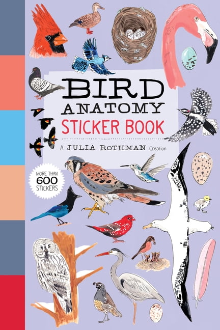 Anatomy Bird Anatomy Sticker Book: A Julia Rothman Creation; More Than 600 Stickers, (Paperback)