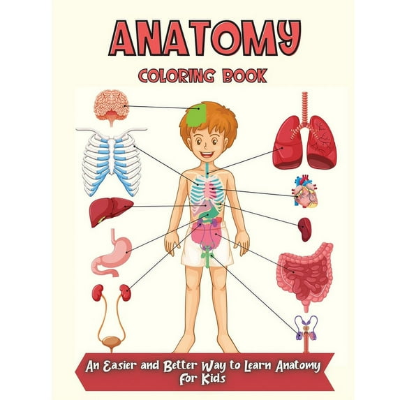 Anatomy Coloring Book : Over 30 Human Body Coloring Pages, Fun and Educational Way to Learn About Human Anatomy for Kids (Paperback)