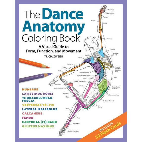 Anatomy Coloring Book The Dance Anatomy Coloring Book: A Visual Guide to Form, Function, and Movement, (Paperback)