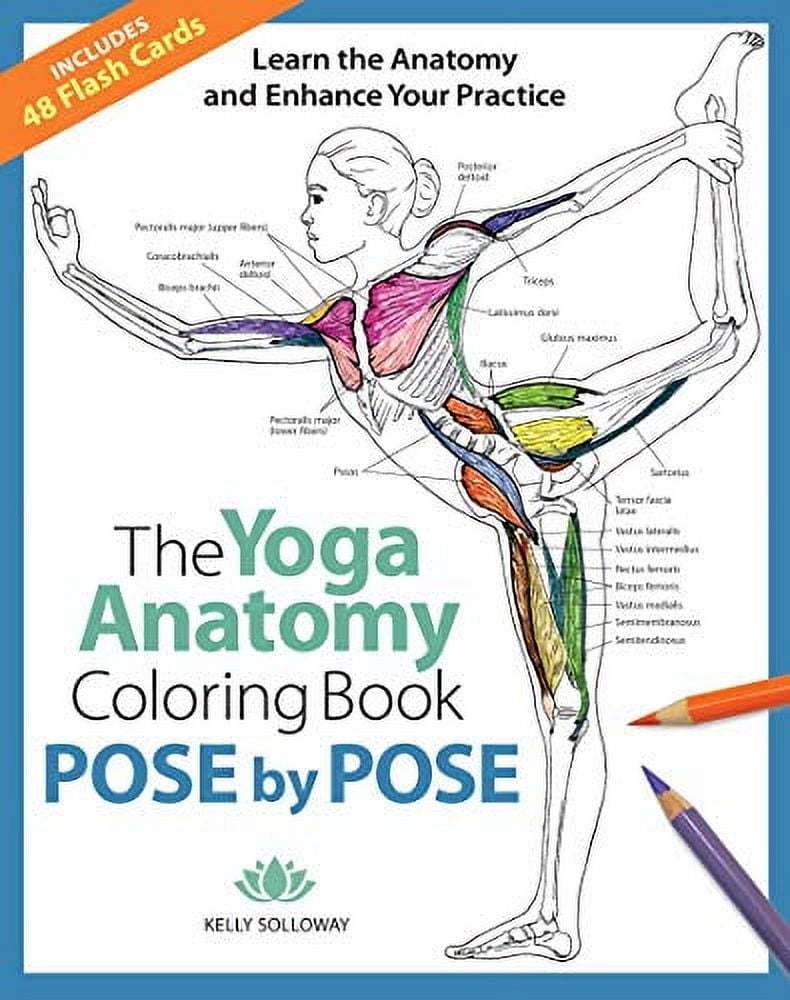 The Yoga Anatomy Coloring Book: Pose by Pose: Learn the Anatomy and Enhance Your Practice - An ...