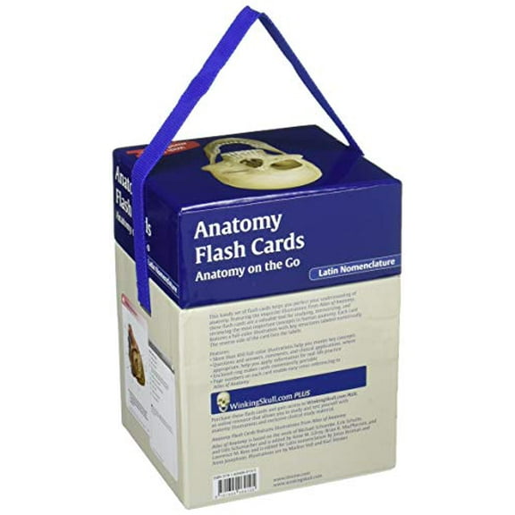 Pre-Owned Anatomy Flash Cards: Anatomy on the Go, second edition, Latin Nomenclature Gilroy, Anne M