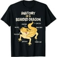 thumbnail image 1 of Anatomy Of A Bearded Dragon Lizard Funny Bearded Dragon T-Shirtmen and women can wear, black, white, gifts.S,M,L,XL,2XL,3XL,176XL, 1 of 4