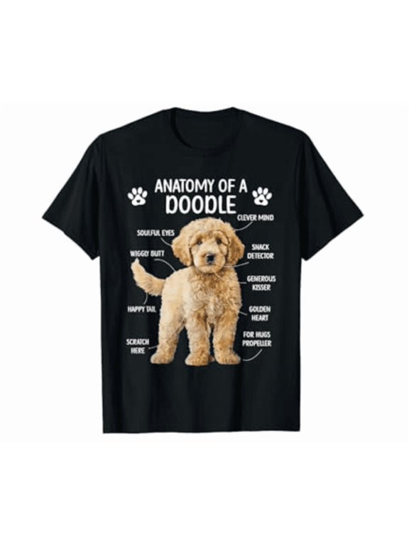 Anatomy Of A Doodle Dog Doodle Owner Goldendoodle Mom Shirt Hot Trending Shirt, Vintage Birthday Gift