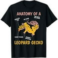 thumbnail image 1 of Anatomy Of A Leopard Gecko Mom Dad Reptile Leopard Gecko T-Shirt, 1 of 5