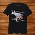 Anatomy Of An African Grey Parrot Shirt Funny Bird Shirt Gift Black