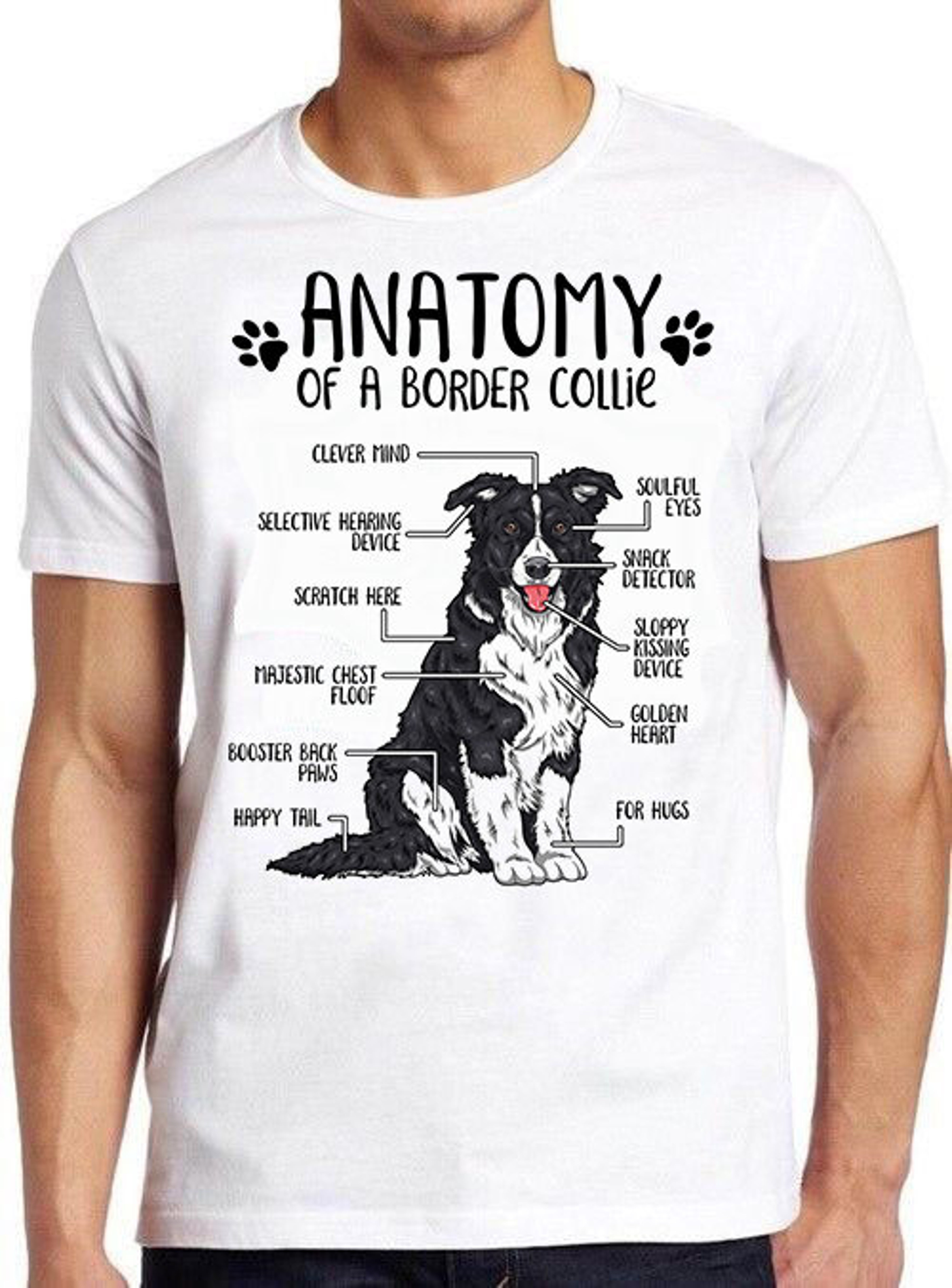 The Anatomy Of A Border Collie T Shirt The Anatomy Of A Border Collie T Shirt
