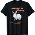 thumbnail image 1 of Anatomy Of Bunny Bunny Rabbit Pet Owner Cute T-Shirt, 1 of 3