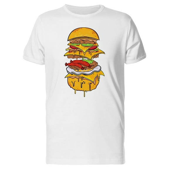 Anatomy Of Hot Burger Tee Men's -Image by Shutterstock