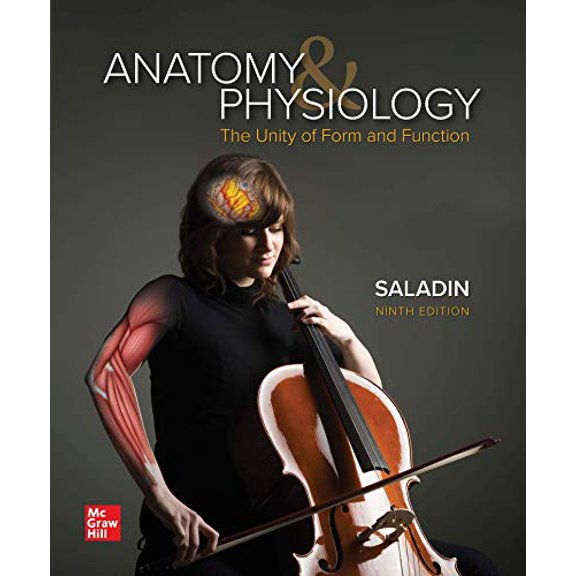 Pre-Owned Saladin, K: ISE Anatomy & Physiology: The Unity of Form and, 9781260256000, 1260256006, Paperback, 9 edition