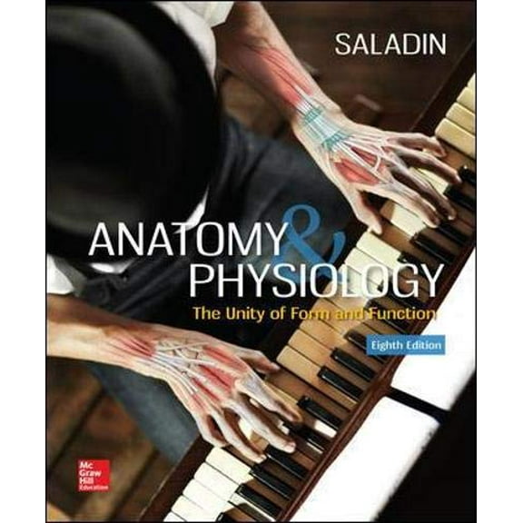 Pre-Owned Anatomy & Physiology: The Unity of Form and Function, by Kenneth Saladin, (Hardcover), Education, English