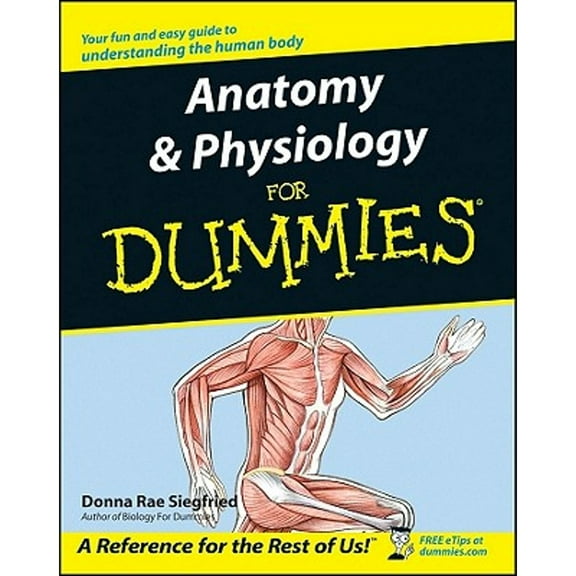 Pre-Owned Anatomy & Physiology for Dummies by Donna Rae Siegfried (Paperback), Health, Mind & Body, English