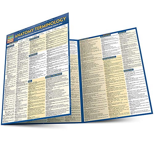 Pre-Owned Anatomy Terminology QuickStudy Laminated Reference Guide (QuickStudy Academic), 9781423216322, 1423216326, Paperback, First Edition edition