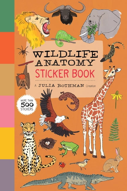 Anatomy Wildlife Anatomy Sticker Book: A Julia Rothman Creation: More Than 500 Stickers, (Paperback)