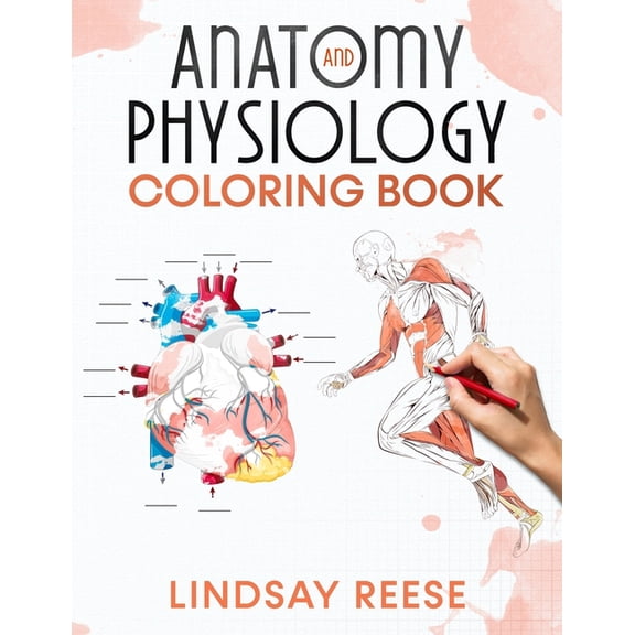 Anatomy and Physiology Coloring Book: A Self-Test Human Anatomy Coloring Book for Adults, Teens, Doctors, Nurses and Students